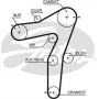 K015663XS GATES Комплект ременя ГРМ