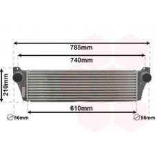 30014701 VAN WEZEL Интеркулер