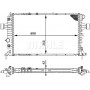 CR 320 000S MAHLE Радіатор охолодження двигуна