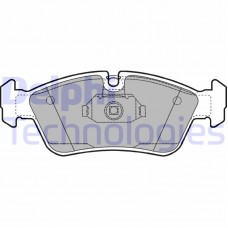 LP1421 DELPHI Комплект гальмівних колодок дисковий гальм
