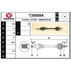 T39089A EAI Привідний вал