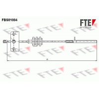 FBS01004 FTE Тросик, cтояночный тормоз