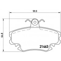 P 68 008 BREMBO КомплеК т гальмівних колодок, дискове гальмо