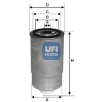 24.381.00 UFI Паливний фільтр