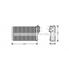 CNA6232 AVA QUALITY COOLING Теплообмінник обігрів салону