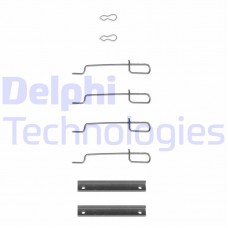 LX0044 DELPHI Комплектуючі колодки дискового гальма