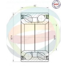 70-090026 MULTIPARTS Комплект підшипника ступиці колеса