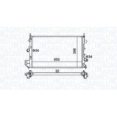 350213173700 MAGNETI MARELLI Радіатор охолодження двигуна