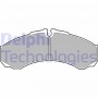 LP1616 DELPHI Комплект гальмівних колодок дисковий гальм