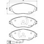 PA-0908AF JAPANPARTS Комплект гальмівних колодок дисковий гальм