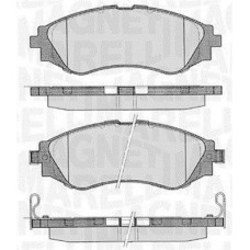 363916060206 MAGNETI MARELLI Комплект гальмівних колодок дисковий гальм