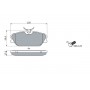 0986424533 BOSCH BOSCH Гальм колодки передн.Laguna,Megane,Safrane 99-