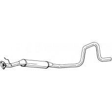 287-431 BOSAL Середній глушник вихлопних газів