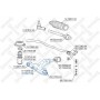 57-72017-SX STELLOX Ричаг незалежної підвіски колеса, подвеска колеса