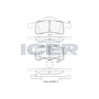 181399 ICER Комплект гальмівних колодок дисковий гальм