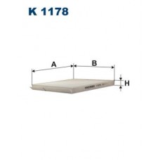 K 1178 FILTRON Фільтр повітря у внутрішньому просторі