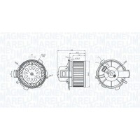069412226010 MAGNETI MARELLI Вентилятор салону