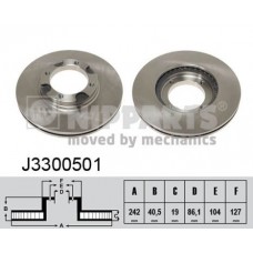 J3300501 NIPPARTS Гальмівний диск