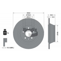 BDS2079 BENDIX Braking Гальмівний диск