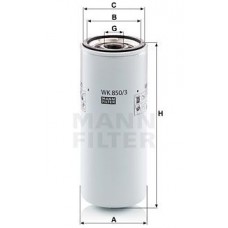 WK 850/3 MANN-FILTER Паливний фільтр