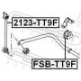 2123-TT9F FEBEST Тяга стійка стабілізатор