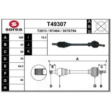 T49307 EAI Привідний вал