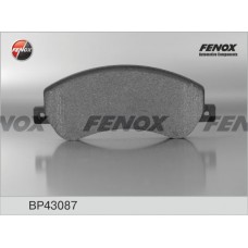 BP43087 FENOX Комплект гальмівних колодок дисковий гальм