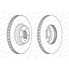 DDF1246C FERODO Гальмівний диск
