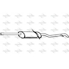P3686 FENNO Глушник вихлопних газів кінцевий