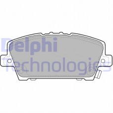 LP1970 DELPHI Комплект гальмівних колодок дисковий гальм