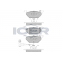 181349-396 ICER Комплект гальмівних колодок дисковий гальм