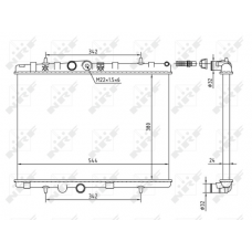 WG1723214 WILMINK GROUP Радіатор охолодження двигуна