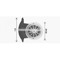 VN8427 AVA QUALITY COOLING Вентилятор салону