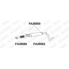 FA25552 VENEPORTE Предглушник вихлопних газів