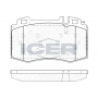 181389 ICER Комплект гальмівних колодок дисковий гальм
