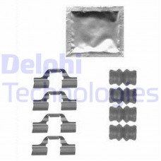 LX0567 DELPHI Комплектуючі колодки дискового гальма