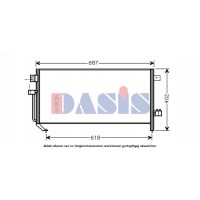 352008N AKS DASIS Конденсатор кондиціонера