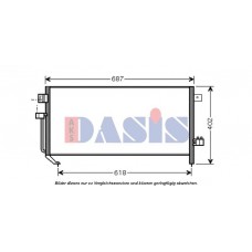 352008N AKS DASIS Конденсатор кондиціонера