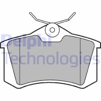 LP2254 DELPHI Комплект гальмівних колодок дисковий гальм