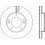 BDR2240.20 OPEN PARTS Гальмівний диск
