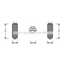MZD036 AVA QUALITY COOLING Осушувач кондиціонера