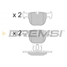 BP3558 BREMSI Комплект гальмівних колодок дисковий гальм
