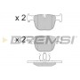 BP3558 BREMSI Комплект гальмівних колодок дисковий гальм