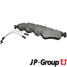 1163705510 JP GROUP Комплект гальмівних колодок дисковий гальм