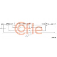 11.5679 COFLE Тросик, cтояночный тормоз
