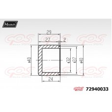 72940033 MAXTECH Поршень корпус скоби гальма
