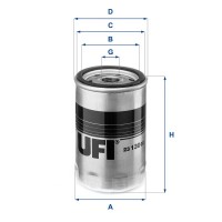 23.130.02 UFI Масляний фільтр