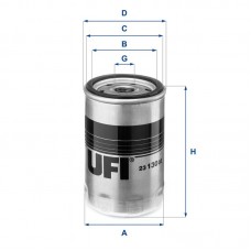 23.130.02 UFI Масляний фільтр