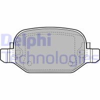 LP2475 DELPHI Комплект гальмівних колодок дисковий гальм