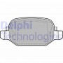 LP2475 DELPHI Комплект гальмівних колодок дисковий гальм